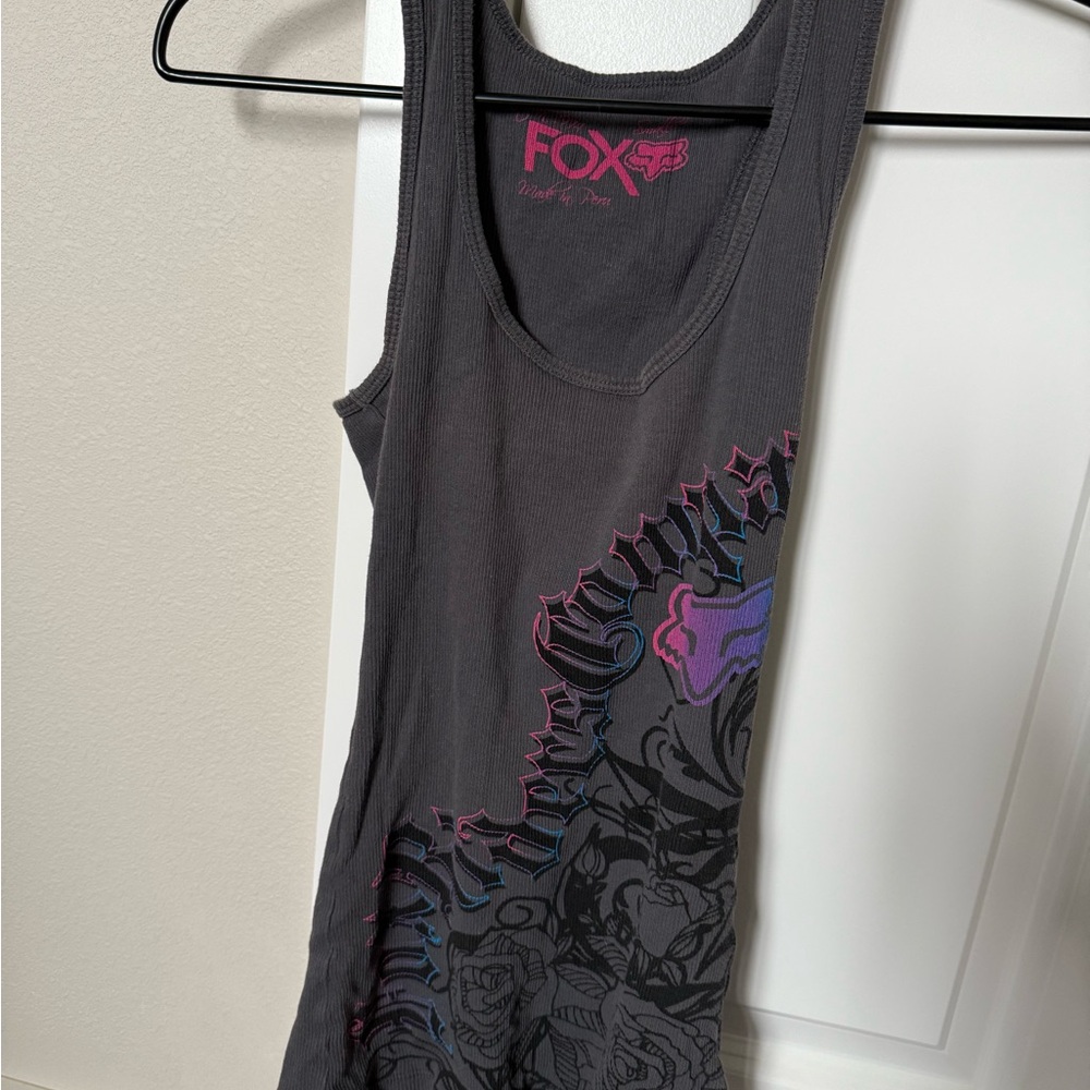 FOX Women's Gray Tank Top